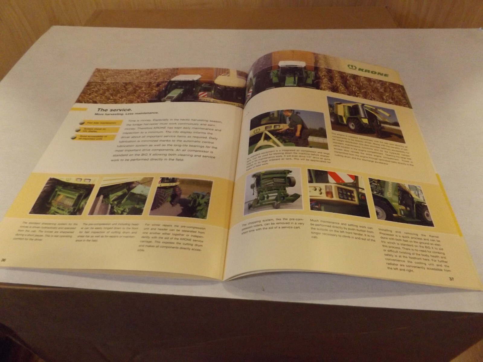 KRONE SELF-PROPELLED BIG-X FORAGE HARVESTER. LITERATURE # BIG X (USA) 02/06