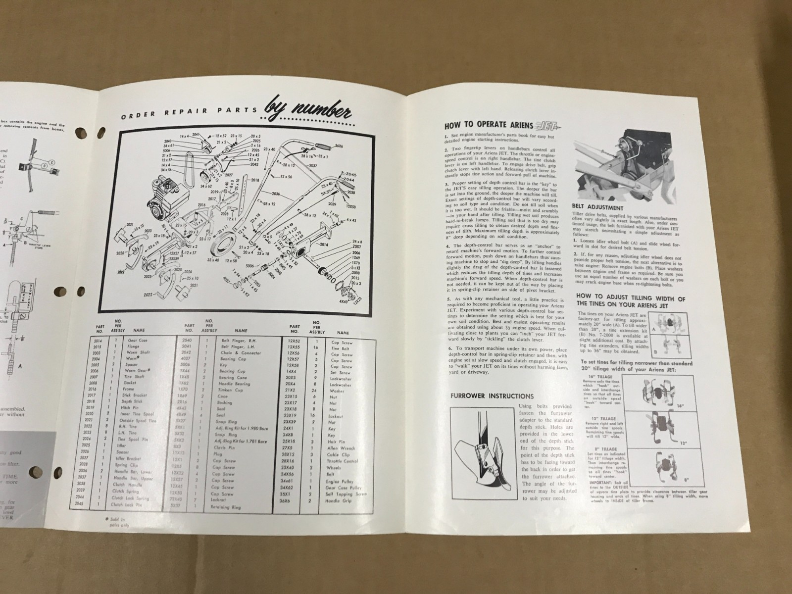 Vintage How To Use Your Ariens Jet Rotary Tiller