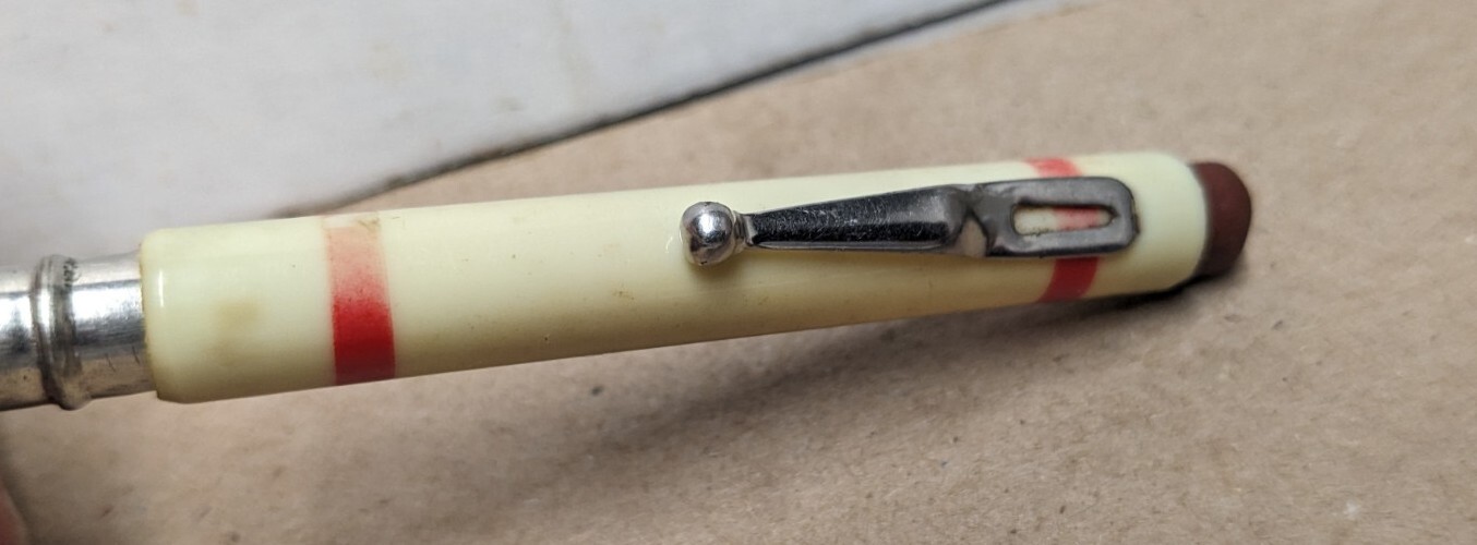 Vintage Harry B. Hansen Grinding And Trucking Phone 115 Elkhorn Ia Bullet Pencil
