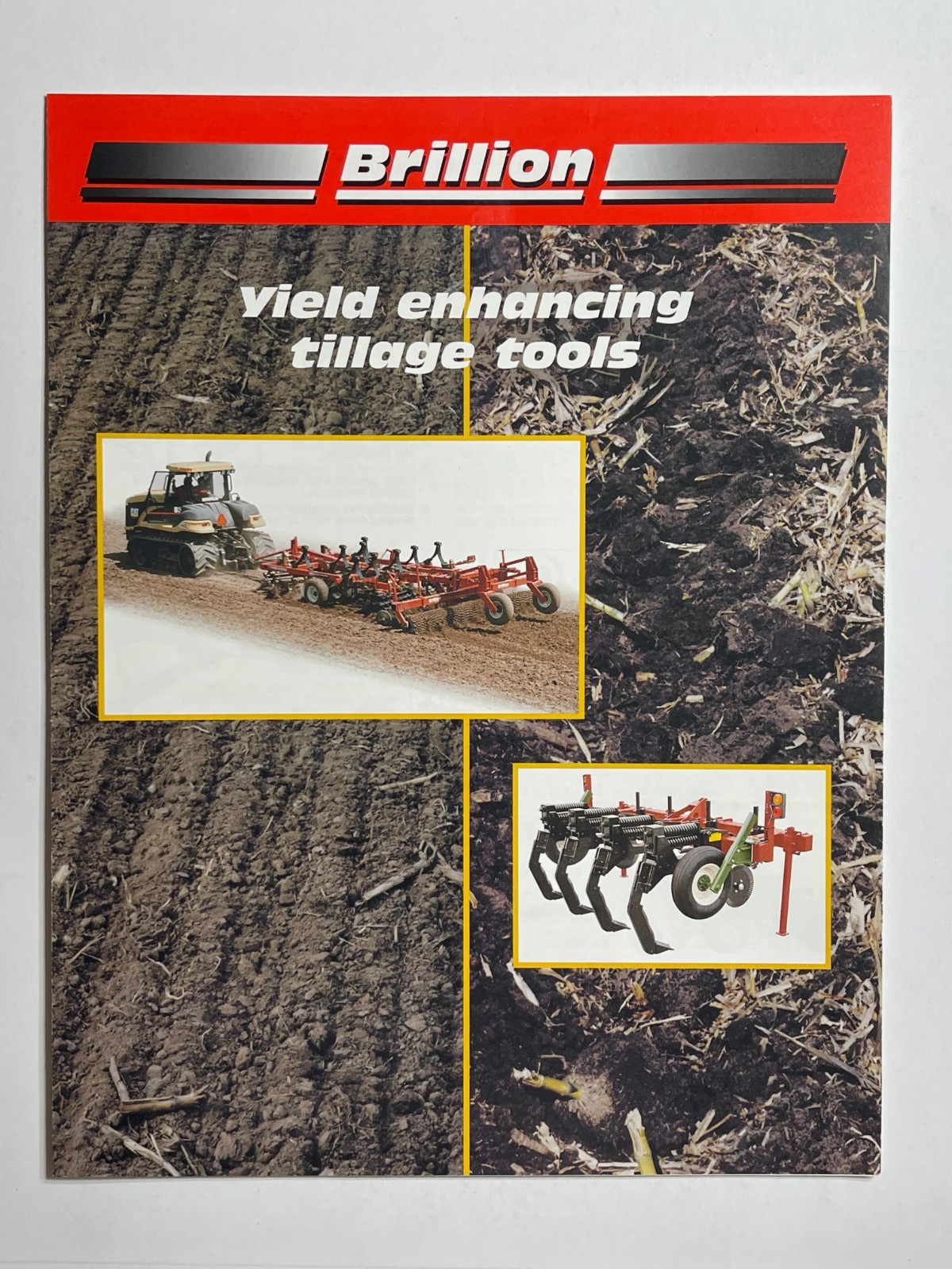 Brillion Yield Enhancing Tillage Tools Sales Brochure *Showroom Sales Booklet*