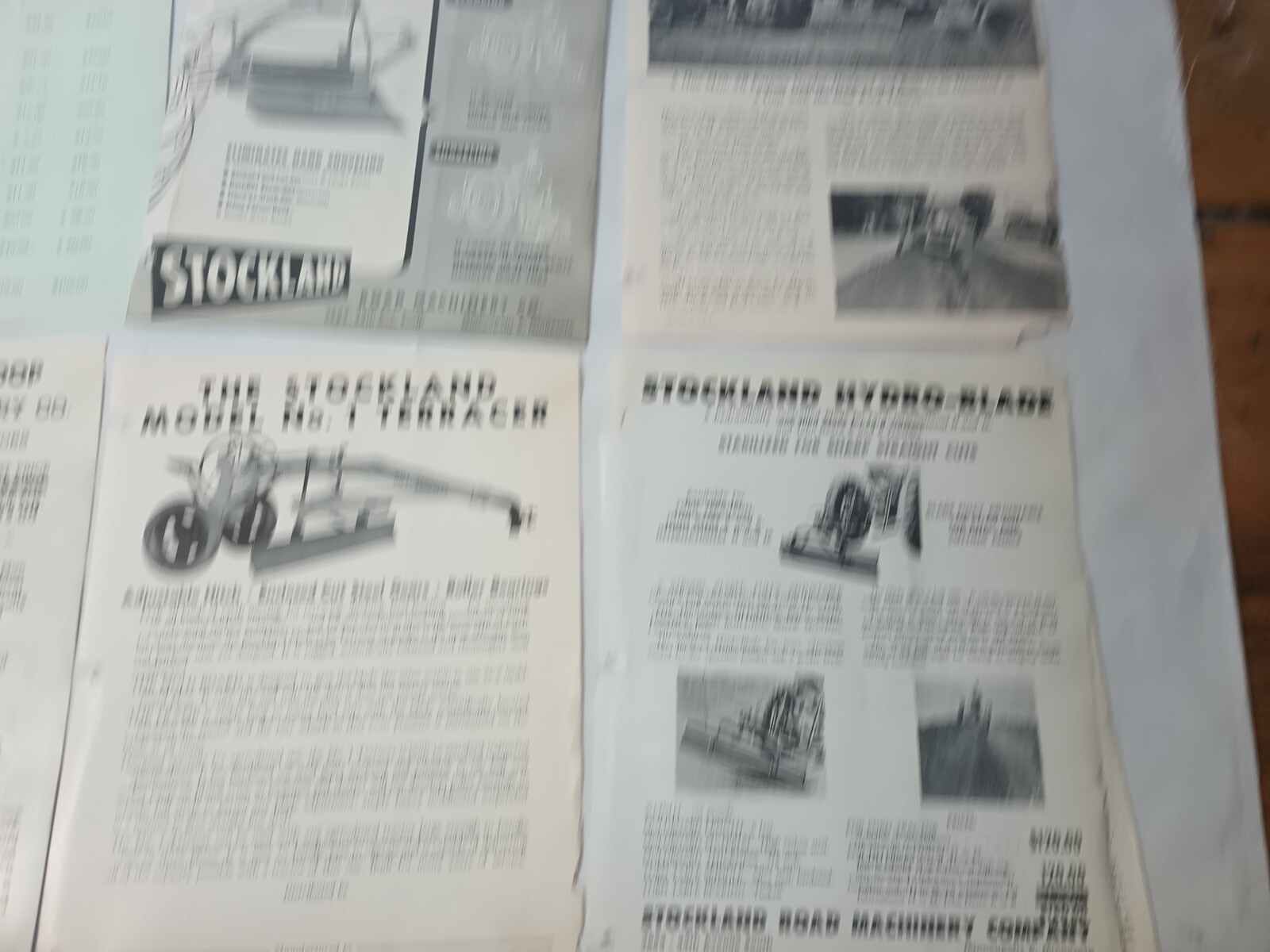 Lot Of Vintage Original Advertising Brochures From Stockland G94 2