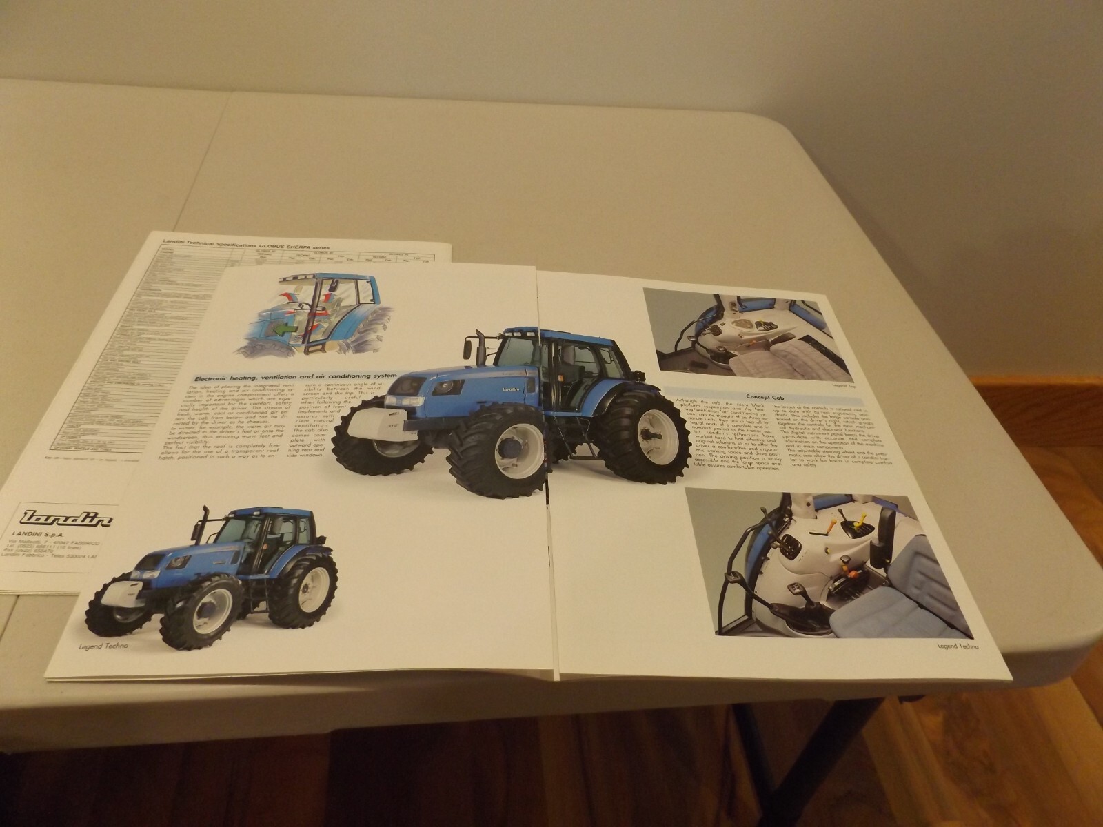 2-pc. LANDINI LEGEND 105-115-130-145-165 11-96, GLOBUS TOP / TECHNO 3/98
