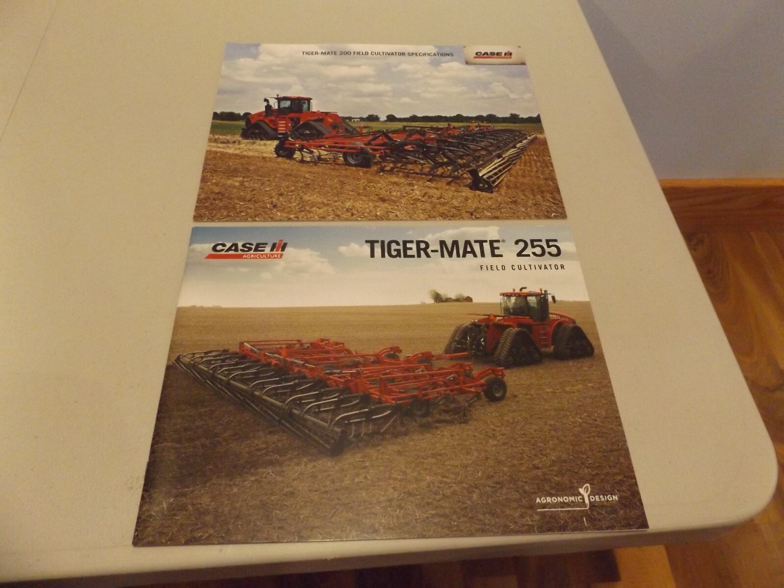 2-pc. CASE-IH TIGER-MATE 200 & 255 FIELD CULT. LIT #CIH01091301, CIH07271602,