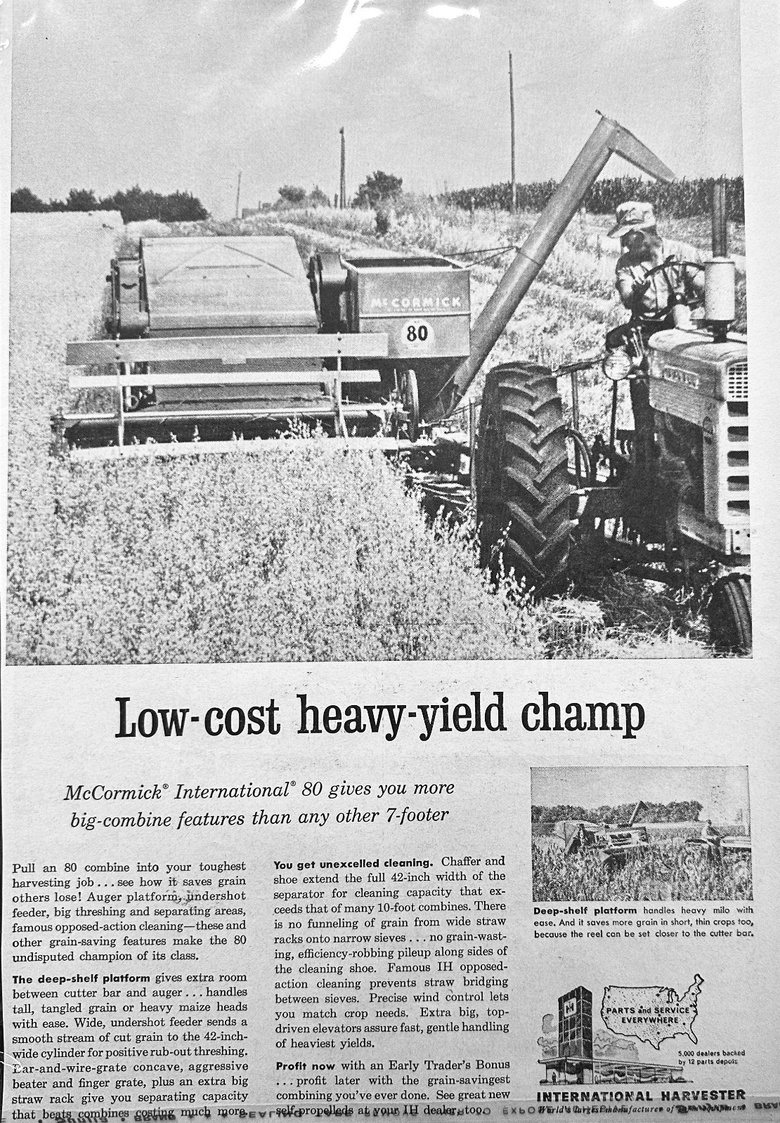Lot of (6) McCormick International Farm Equipment Ad Early 60&rsquo;s #5090 set