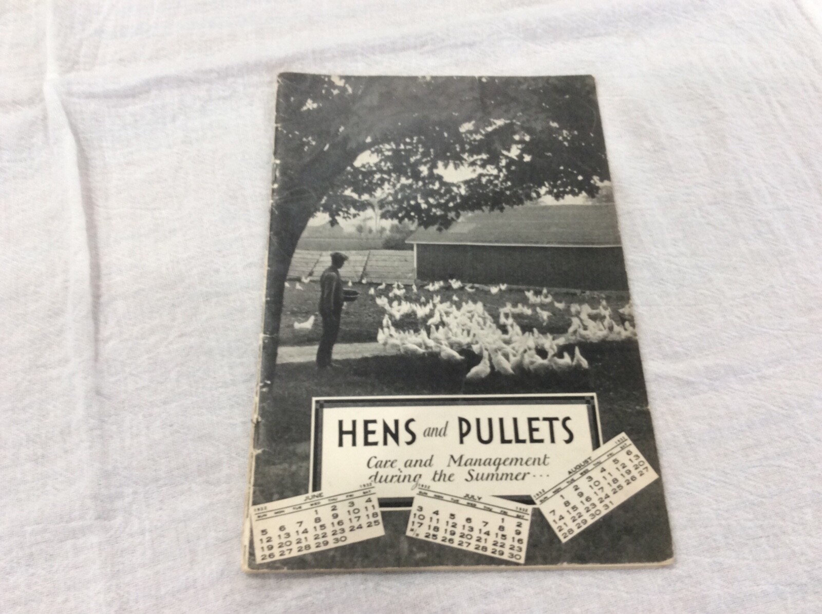 1932 Hens & Pullets Care & Management Booklet By Ralston Purina Agriculture