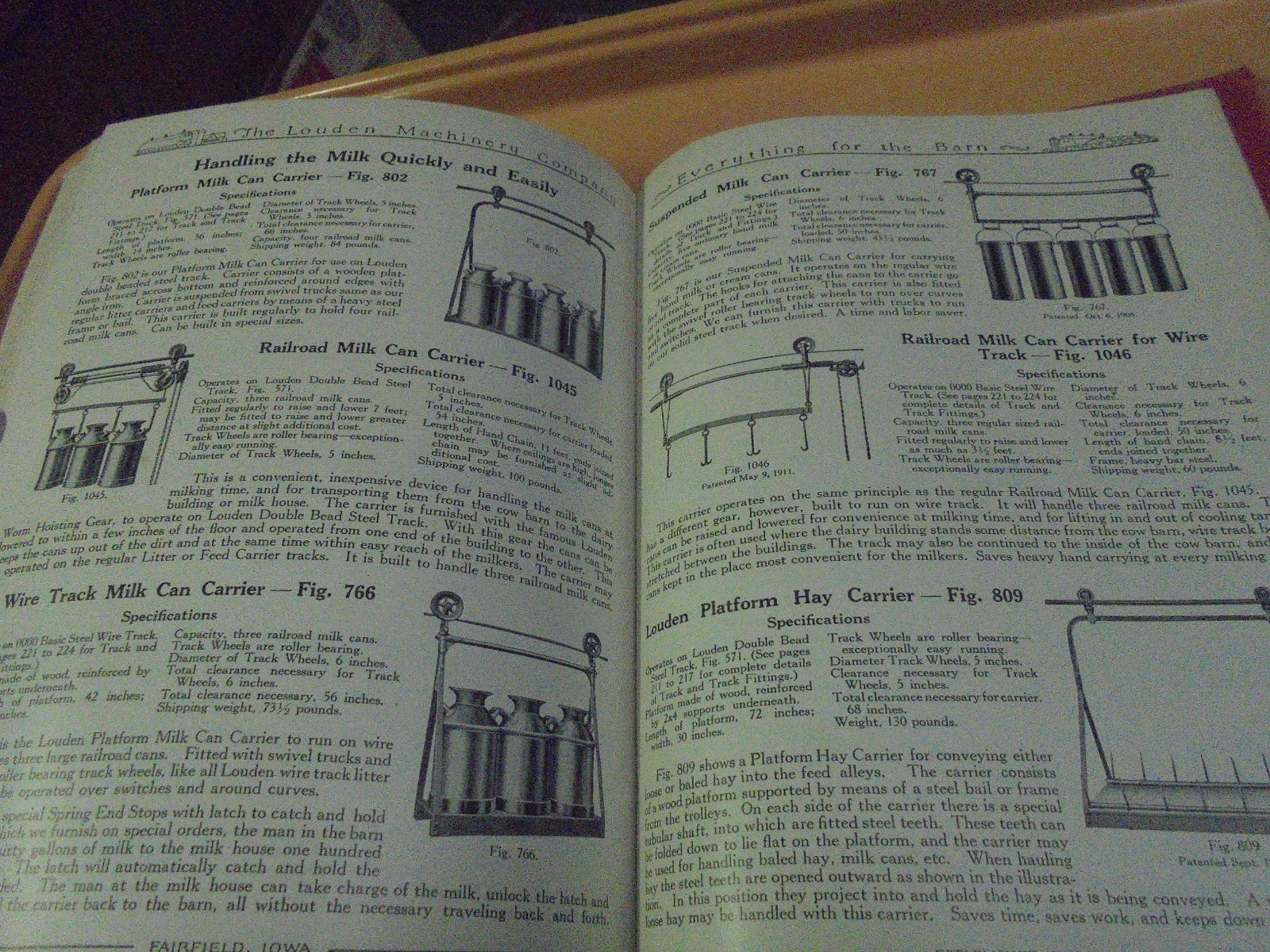 Vintage 1926 Louden Catalog barn, Hog, Dairy equipment