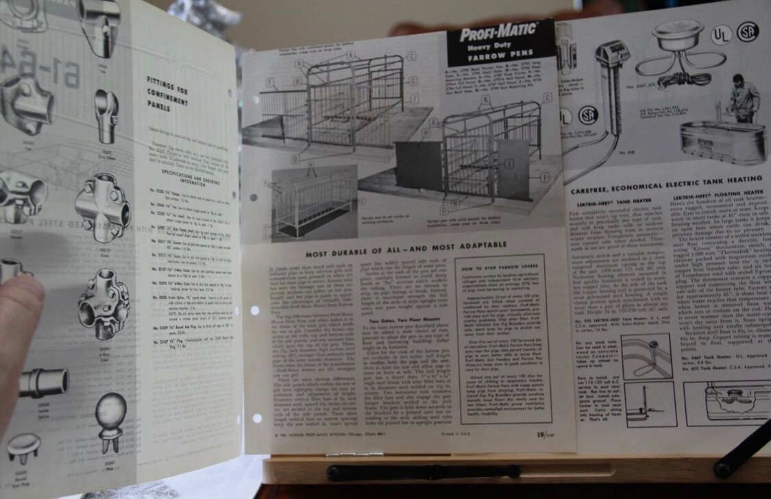 Dealer Brochure Profi matic H D Hudson Manufacturing Co Confinement Paneling Vtg