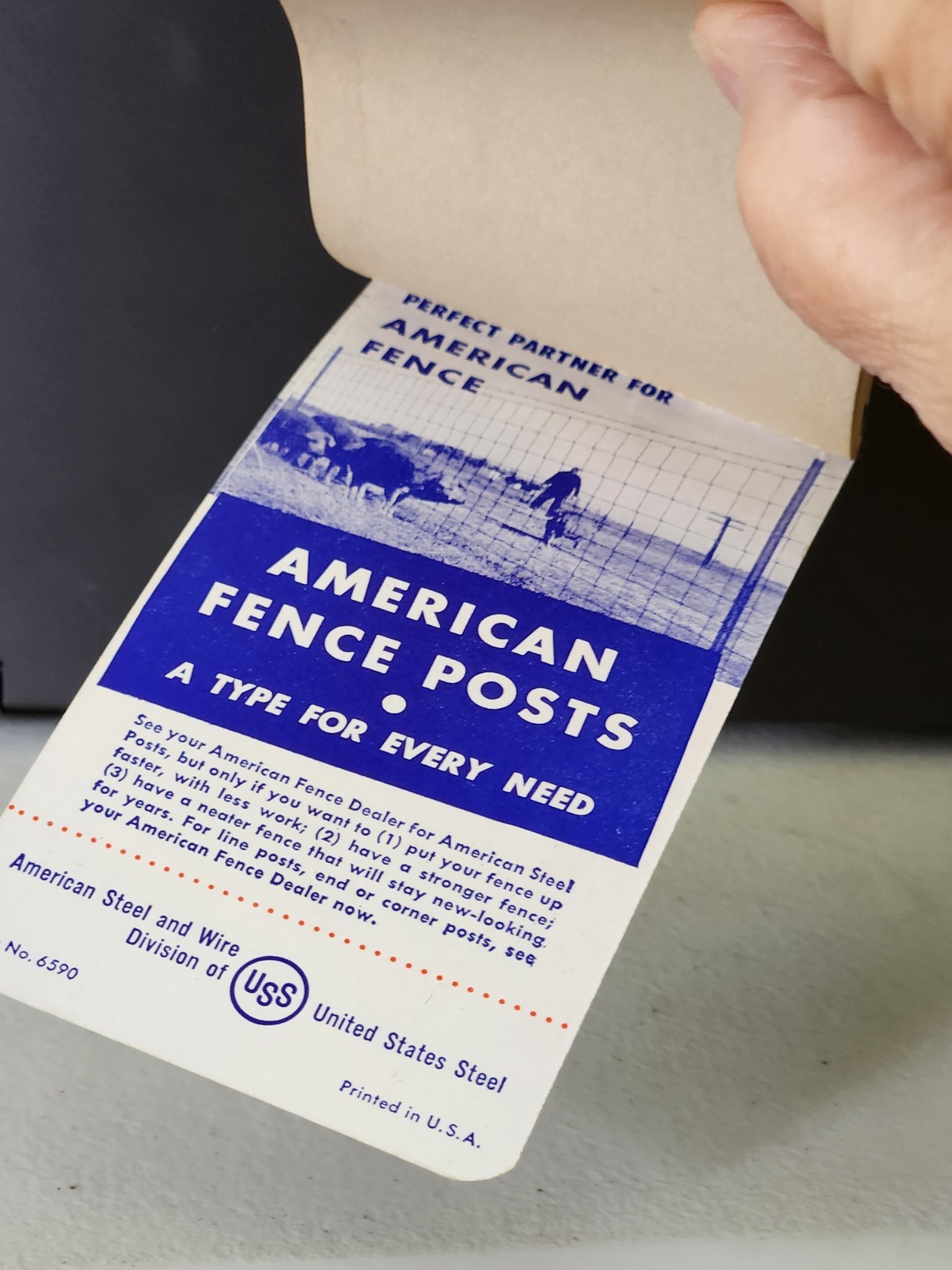 BREMER LUMBER & SUPPLY YARD American Fence Products NOTEBOOK Danville Illinois