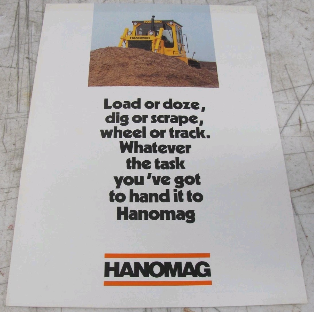 1985 Hanomag Lineup Sales Brochure A1100664M2