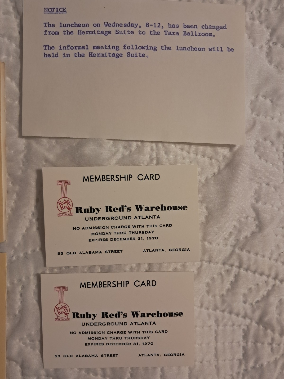 1970 National Farm & Power Equipment Dealers Association Convention Atlanta Ga.s