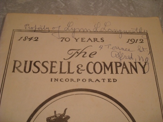 THE RUSSELL & CO ENGINES AND THRESHING MACHINERY CATALOG, STEAM TRACTORs 1912