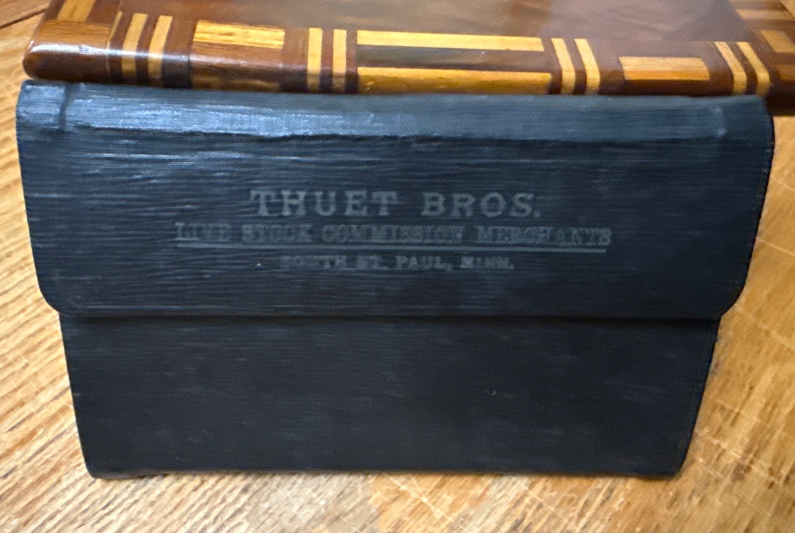 1920 Thuet Bros Live Stock Commission Notebook Complete St Paul Minnesota EUC