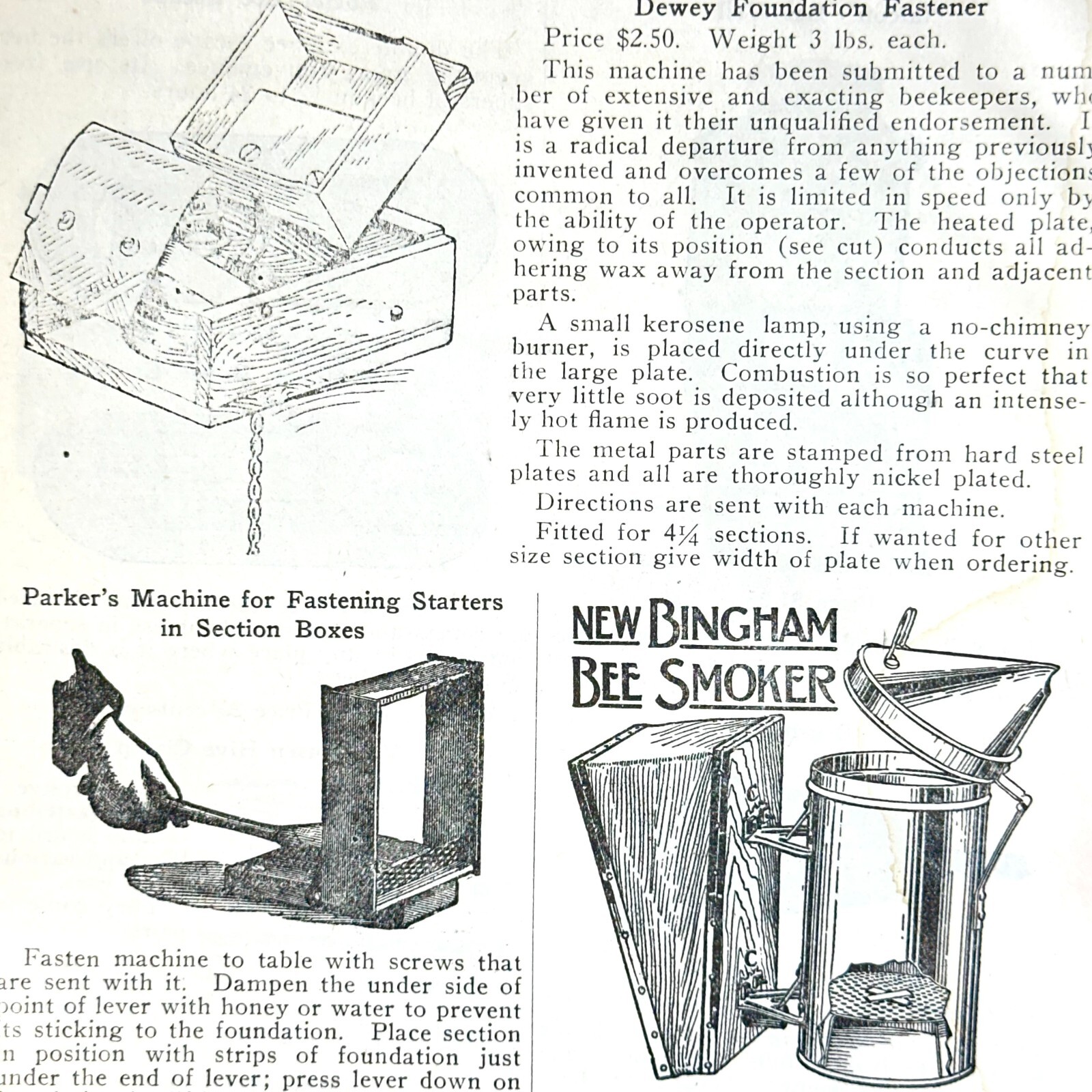 1925 Falcon Bee Supplies Falconer NY Illustrated Apiarist Supplies Catalog
