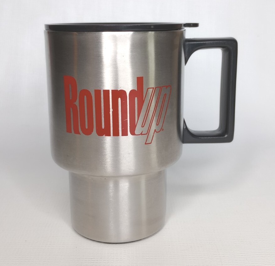 Round Up Weedkiller Stainless Steel Insulated Travel Coffee Mug