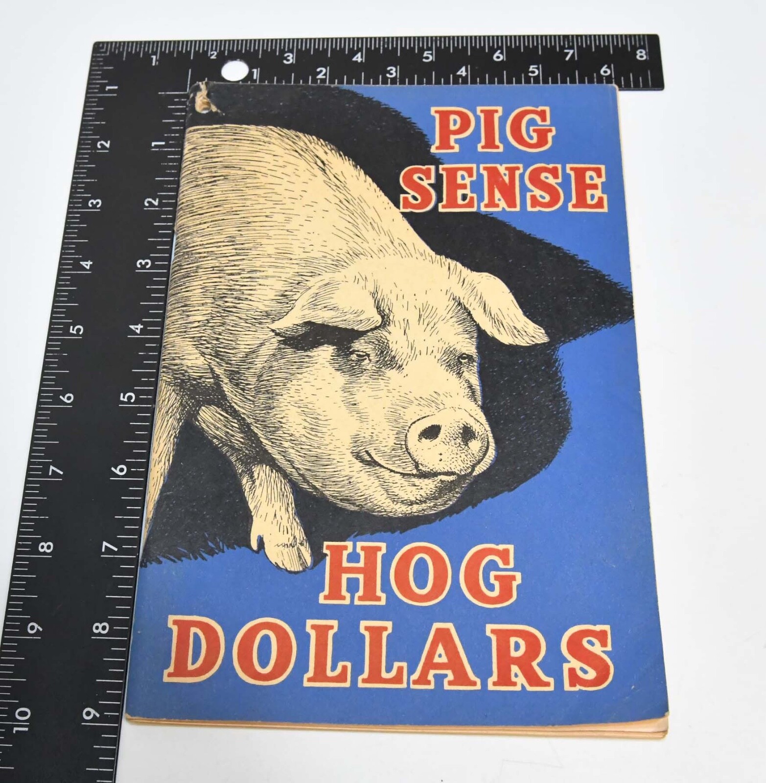 1943 GENERAL MILLS LARRO FEEDS PIG SENSE HOG DOLLARS ADVERTISING PUBLICATION