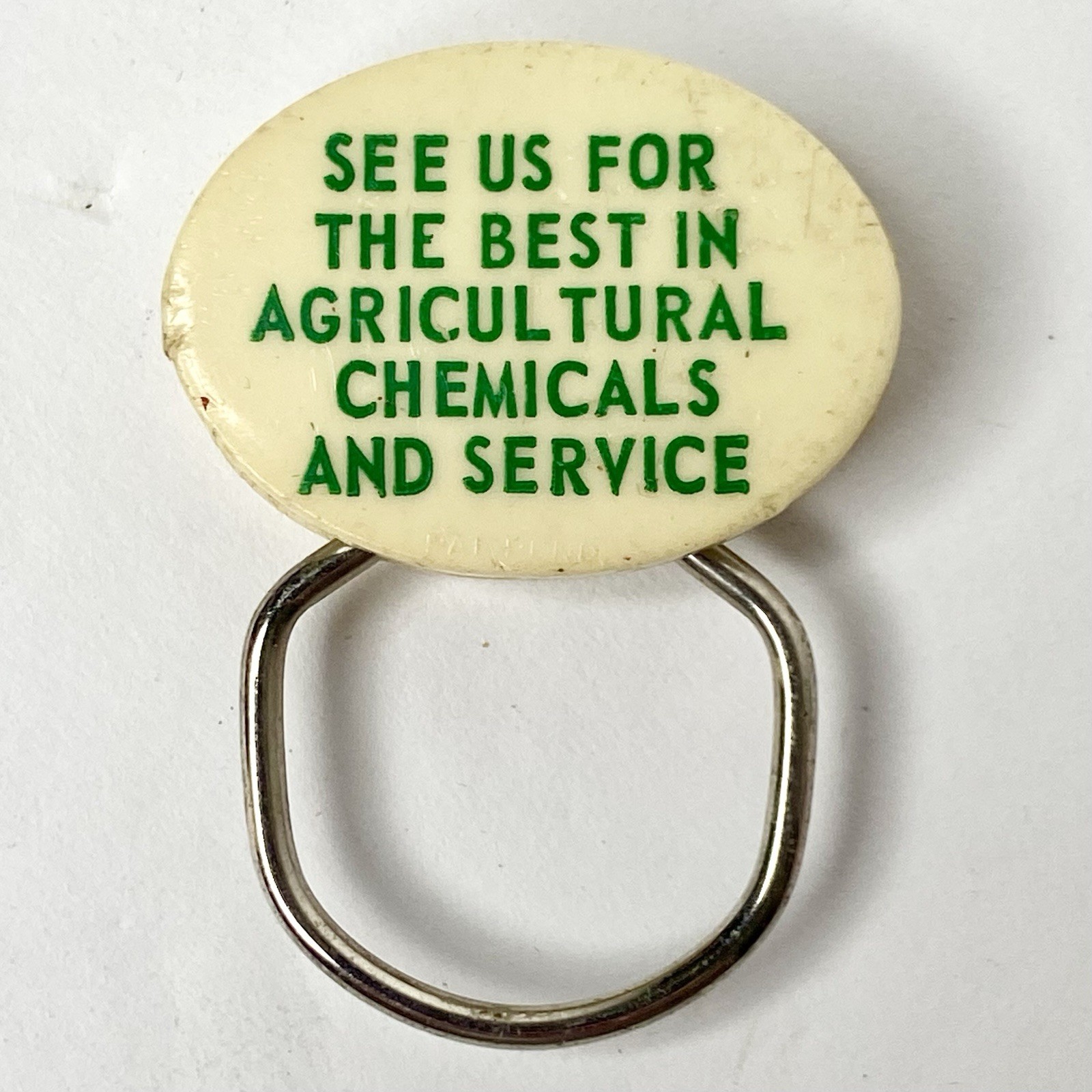 Vintage Sohigro Agricultural Chemical Advertising Keychain