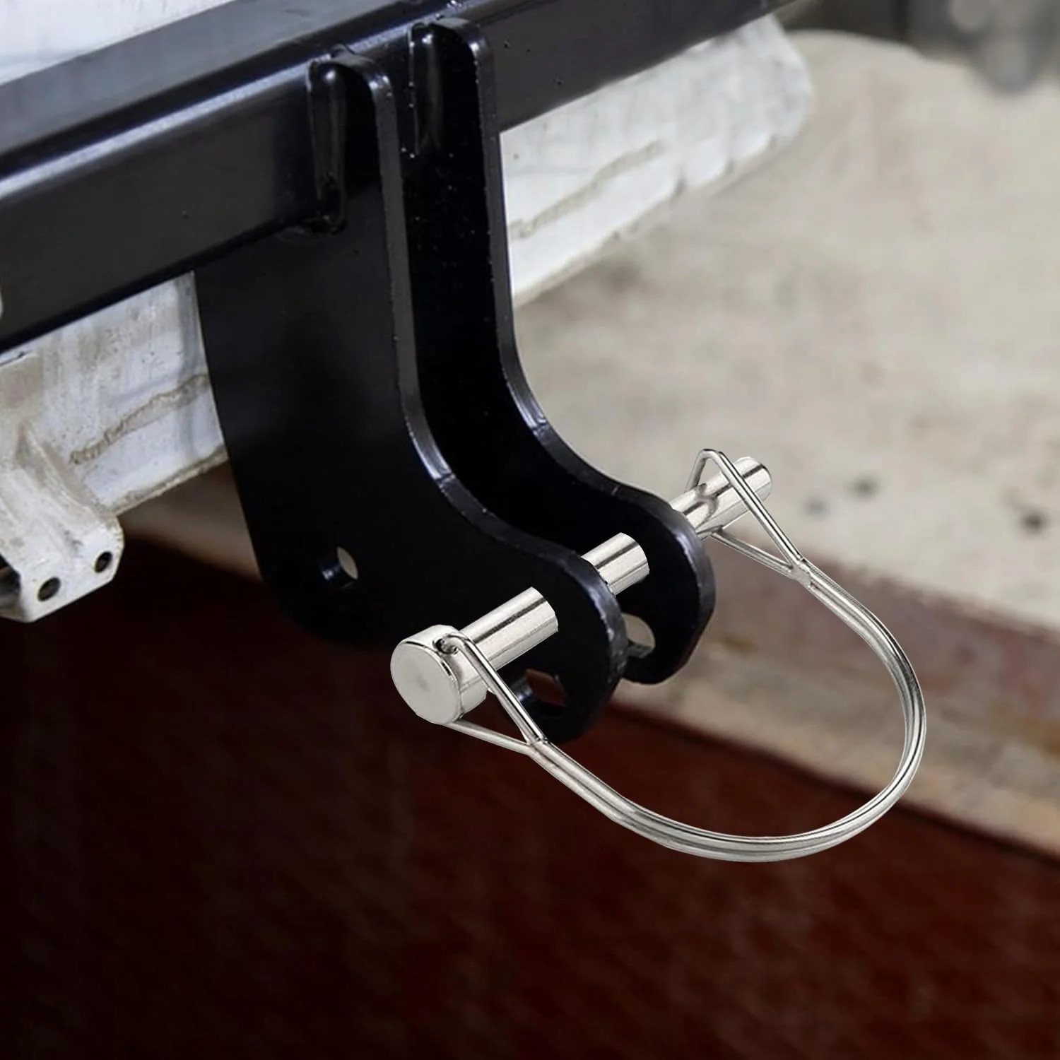 8 Pack Trailer Hitch Pin 1/4 x 4inch Wire Lock Pin Hitch Pin Clip Safety Pin Tra