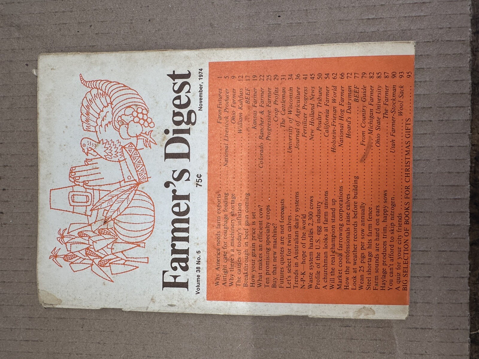 Collection Of Vintage FARMERS DIGEST- Assortment Of 1974
