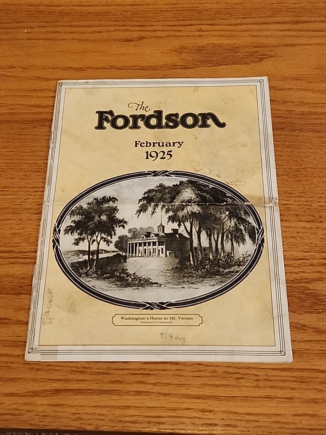 The Fordson Magazine February 1925 Vintage Original