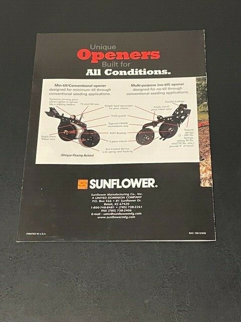 Sunflower Series 5000 Field Cultivator & 9000 Grain Drill Dealer&rsquo;s Brochure