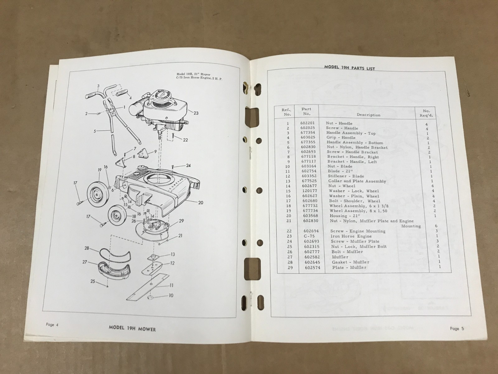 VTG RPM Illustrated Parts List – Iron Horse Engines – Marauder & Private Label