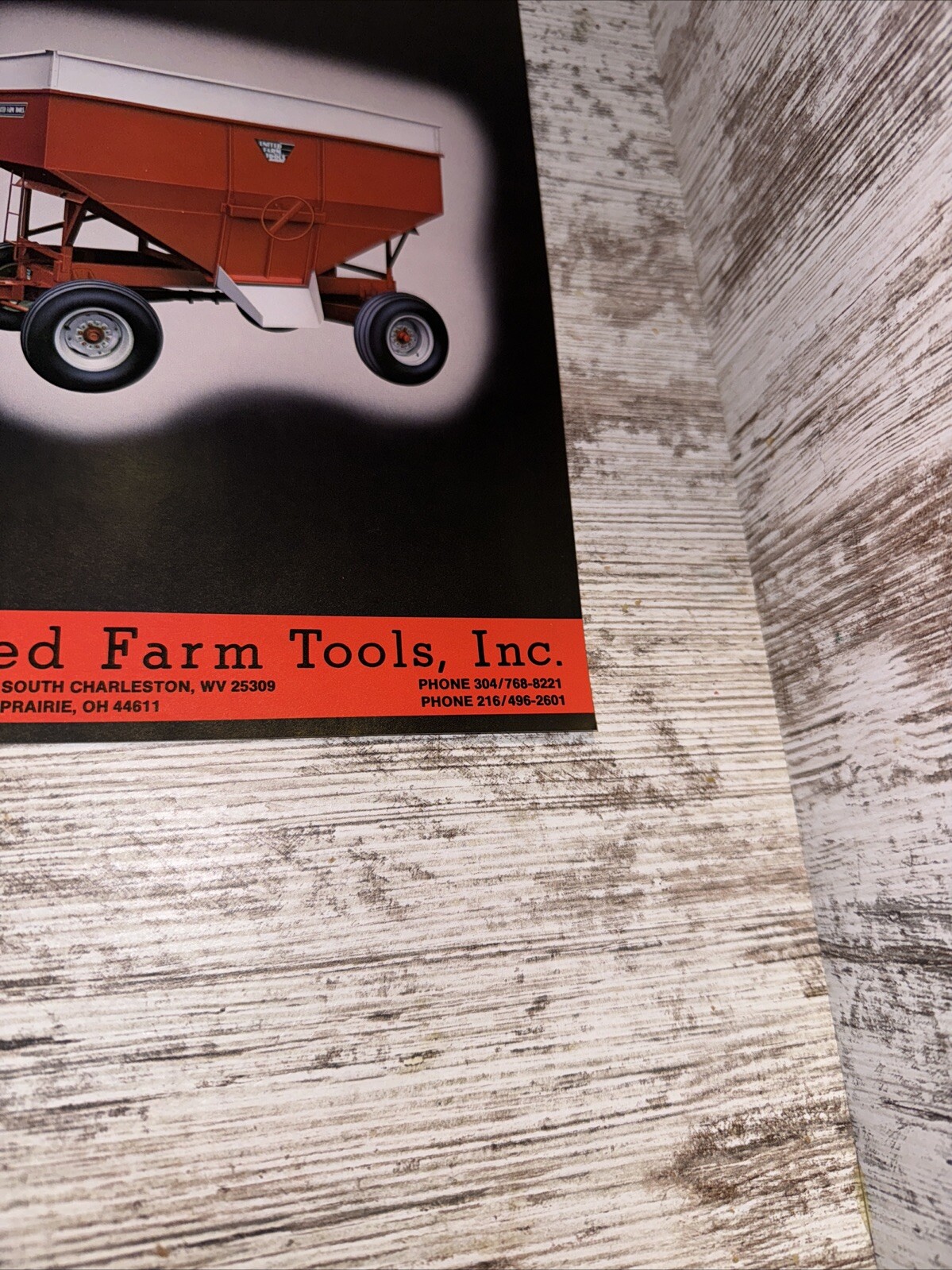 United Farm Tools Inc Gravity-Flow Boxes Sales Brochures Oelwein Iowa DP