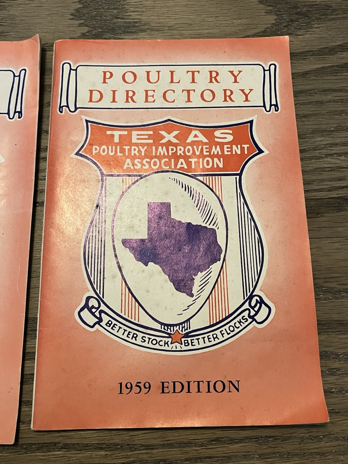 1957 & 59 Texas Poultry Improvement Association official directory