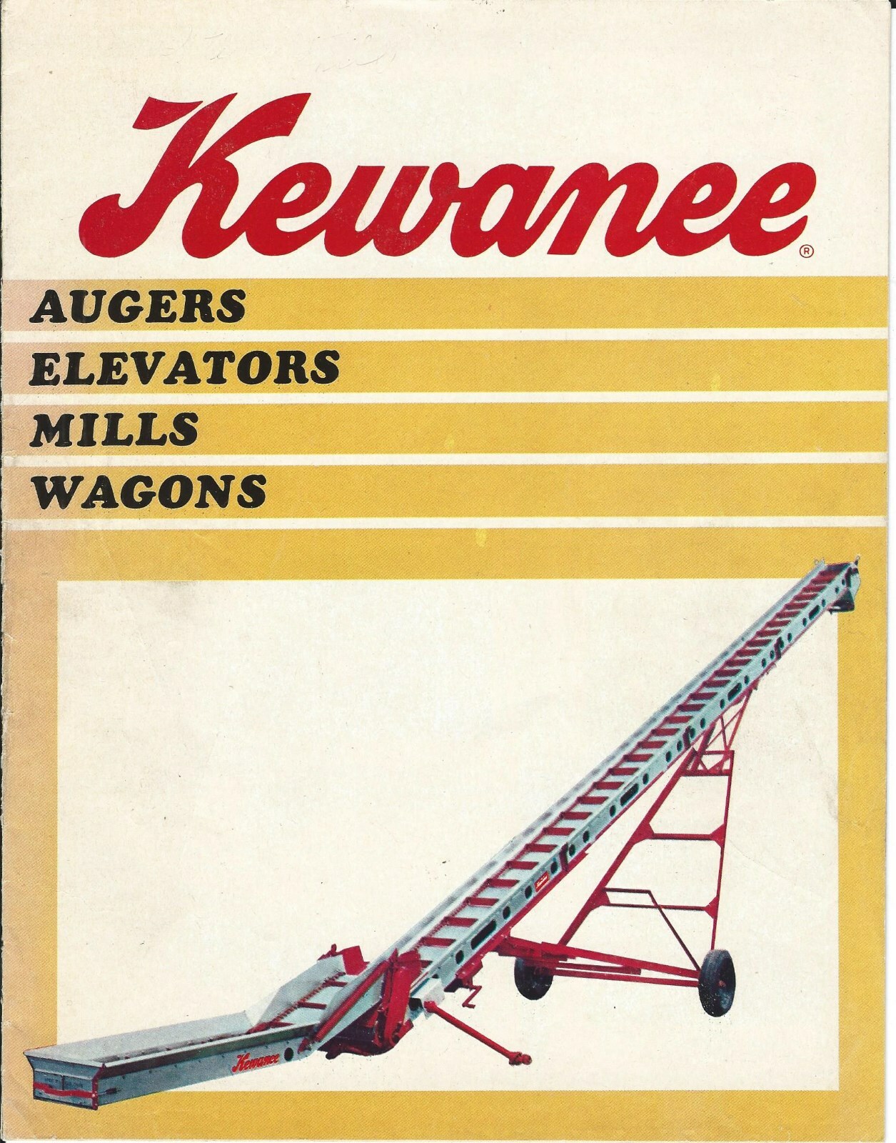Farm Equipment Brochure – Kewanee – Auger Elevator Mill Wagon (F6568)