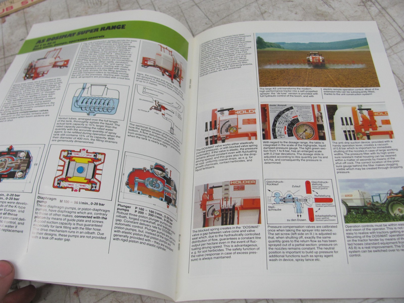 Holder Three Point Mounted Sprayers for Field Crops Sales Brochure