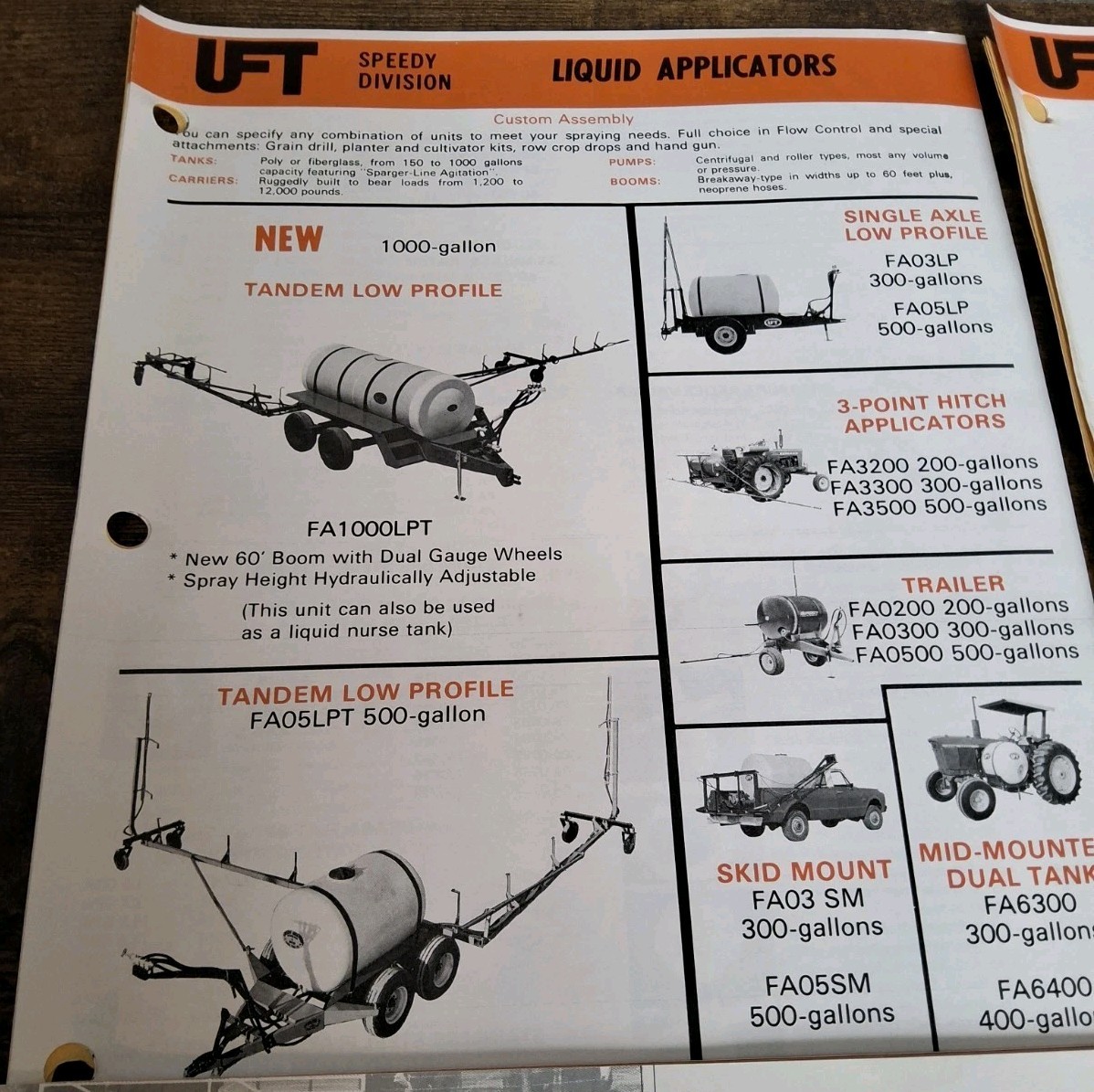 United Farm Tools Inc For Every On-the-farm Need Catalog & Attachments Brochures