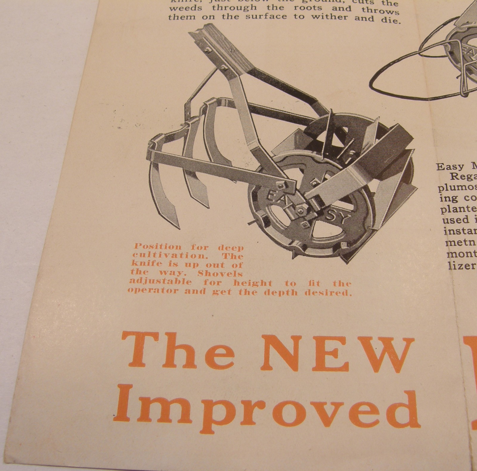 VINTAGE 30&rsquo;s ADVERTISING BROCHURE EASY MFG CO GARDEN CULTIVATOR LINCOLN NE