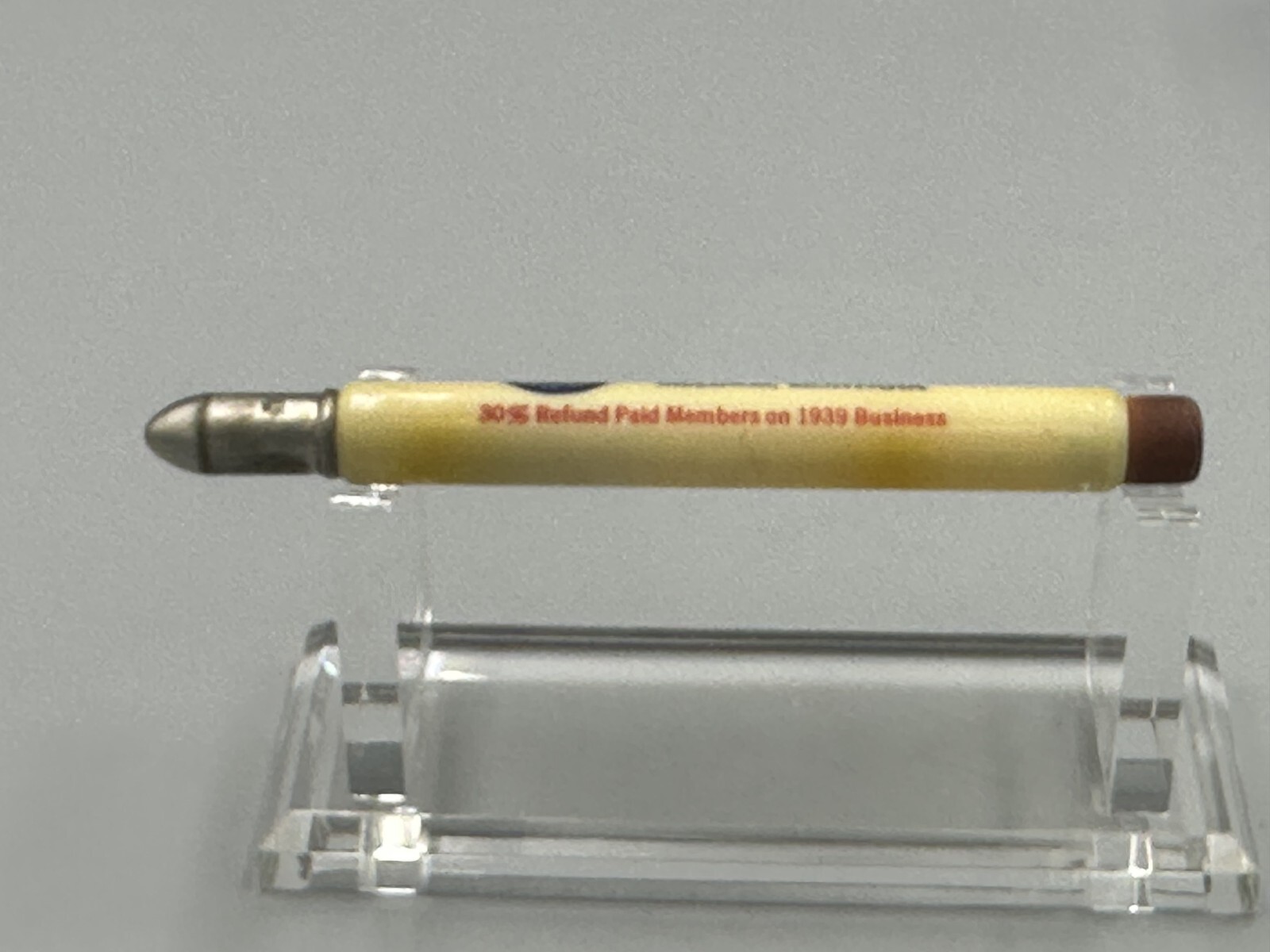 Vintage LIVE STOCK Selling BULLET PENCIL Farm Advertising ST PAUL Fargo BILLINGS