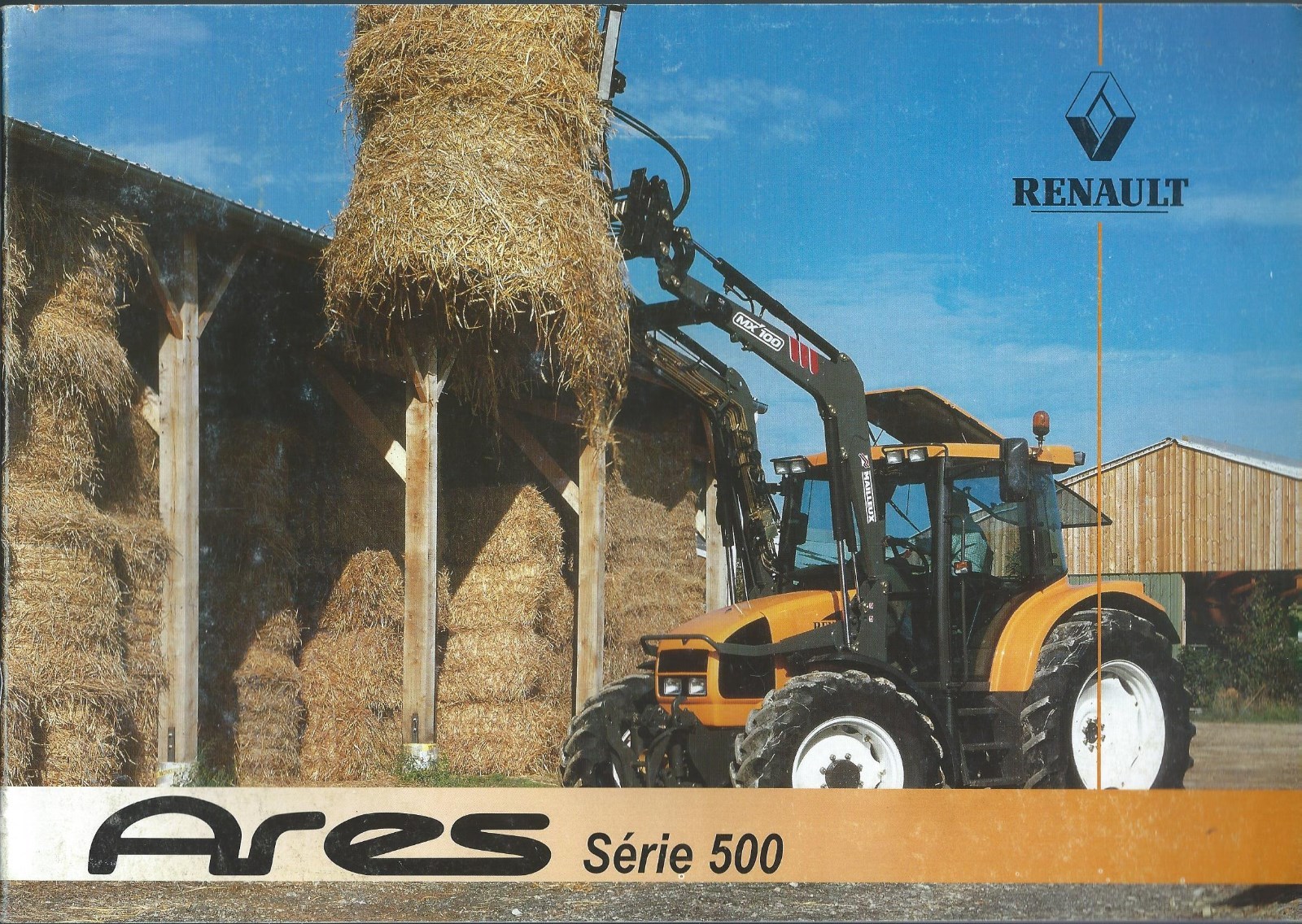 Farm Tractor Brochure – Renault – ARES 546 556 566 – 2003 – FRENCH (F4825)