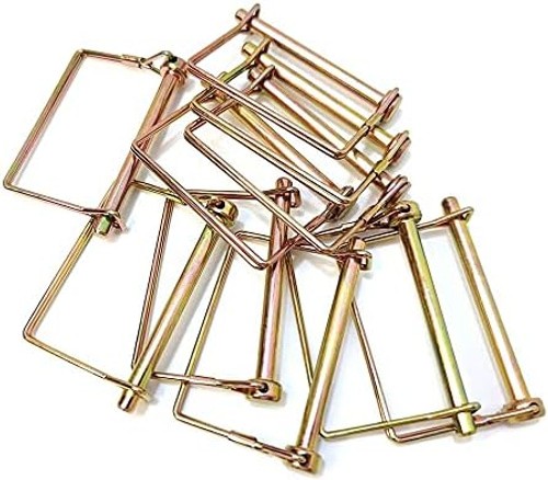 10 Pcs Trailer Coupler Pin 1/4 inch Diameter 4inch Long, Heavy-Duty PTO Shaft…
