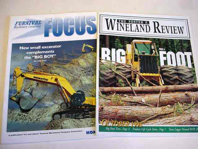 Pile of Truck and Construction Assorted Brochures b2