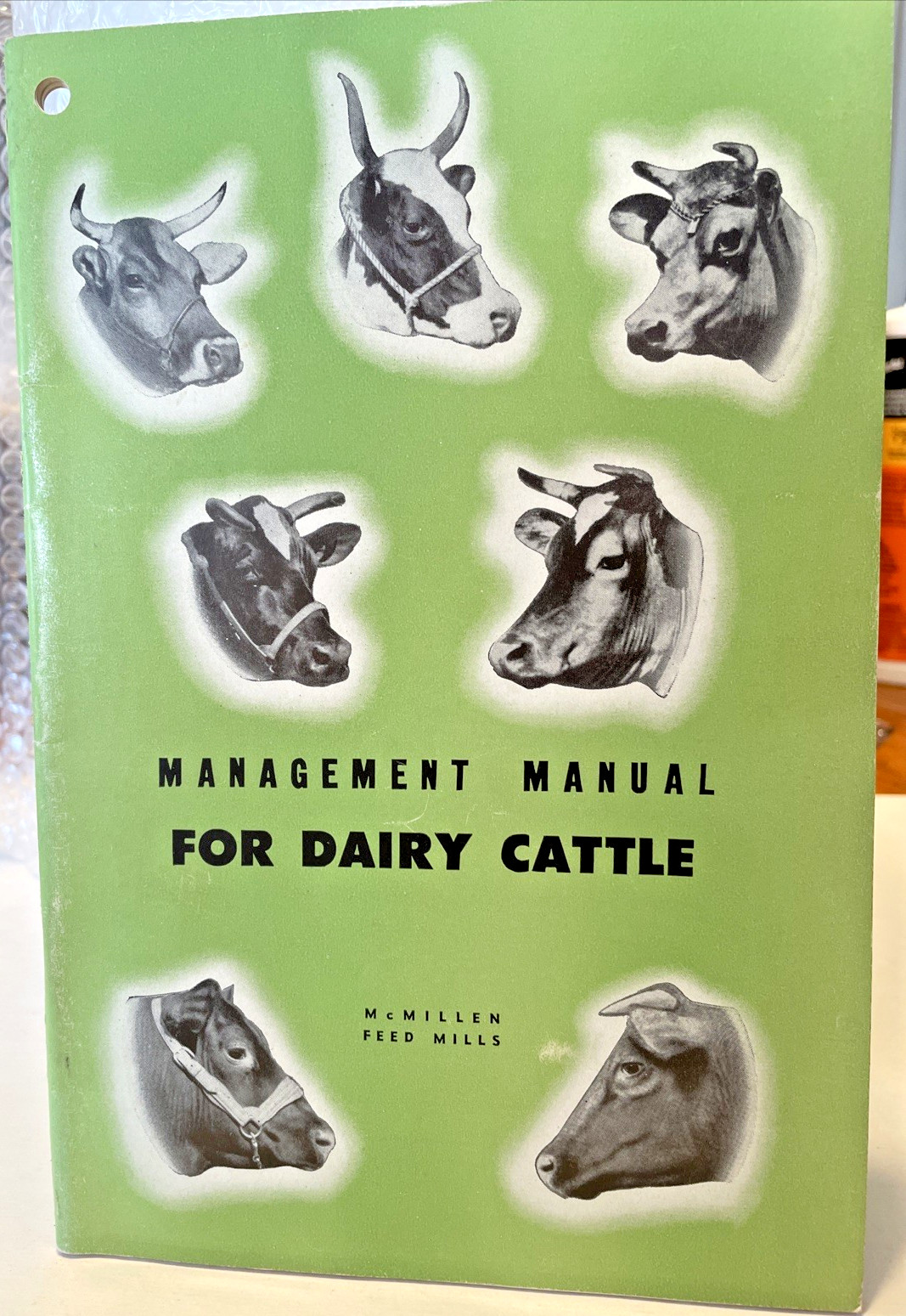 McMillen Feed Mill Management manual for Dairy Cattle 1950