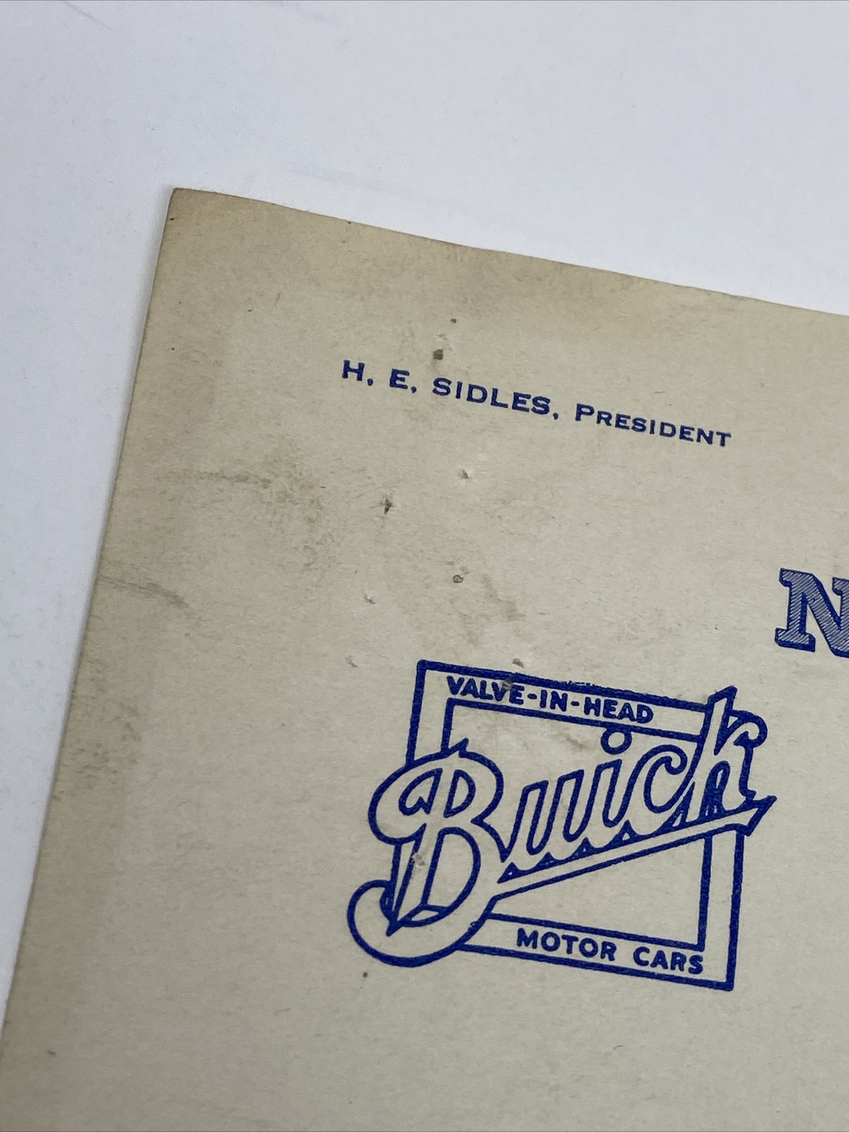 1918 Nebraska Buick Auto Co. Letterhead Tractor Correspondence Farming 2 Pages