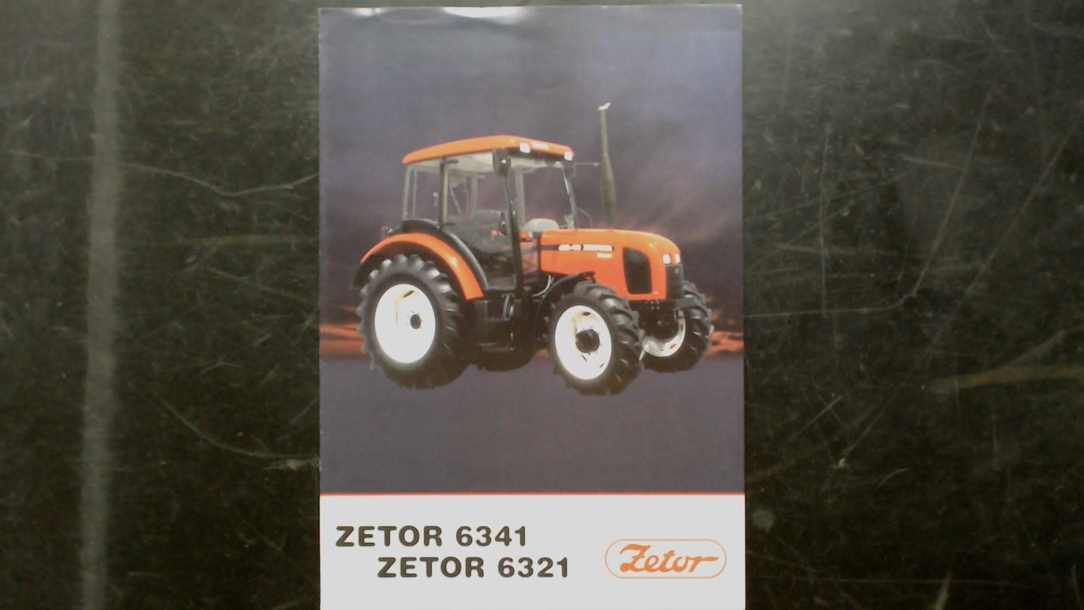 Zetor 6341 6321 Agricultural Tractor Brochure Vintage Farming Equipment
