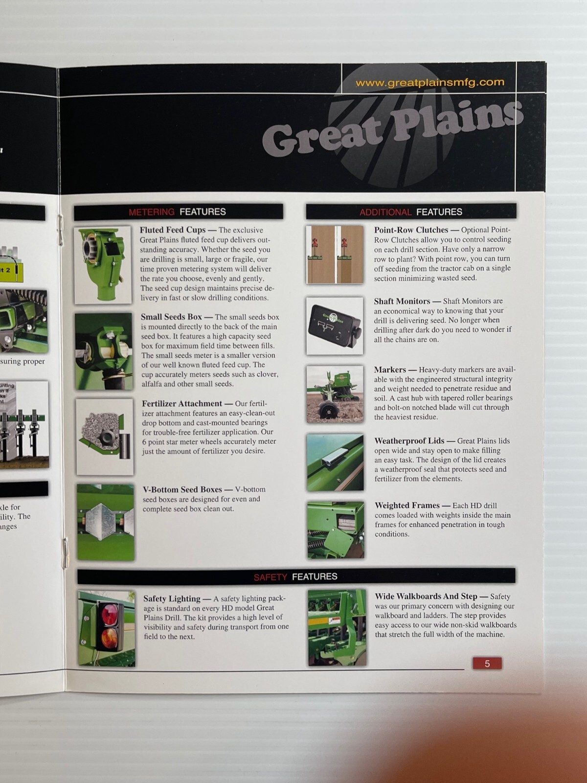 Great Plains- HD Drills / OOHD Drills – Sales Brochure *Original 2000s Brochure*
