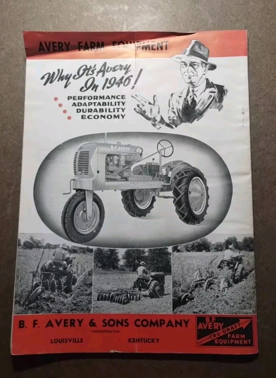 1946 edition of Farm Equipment Retailing Magazine.. School Days In Peoria Ill.