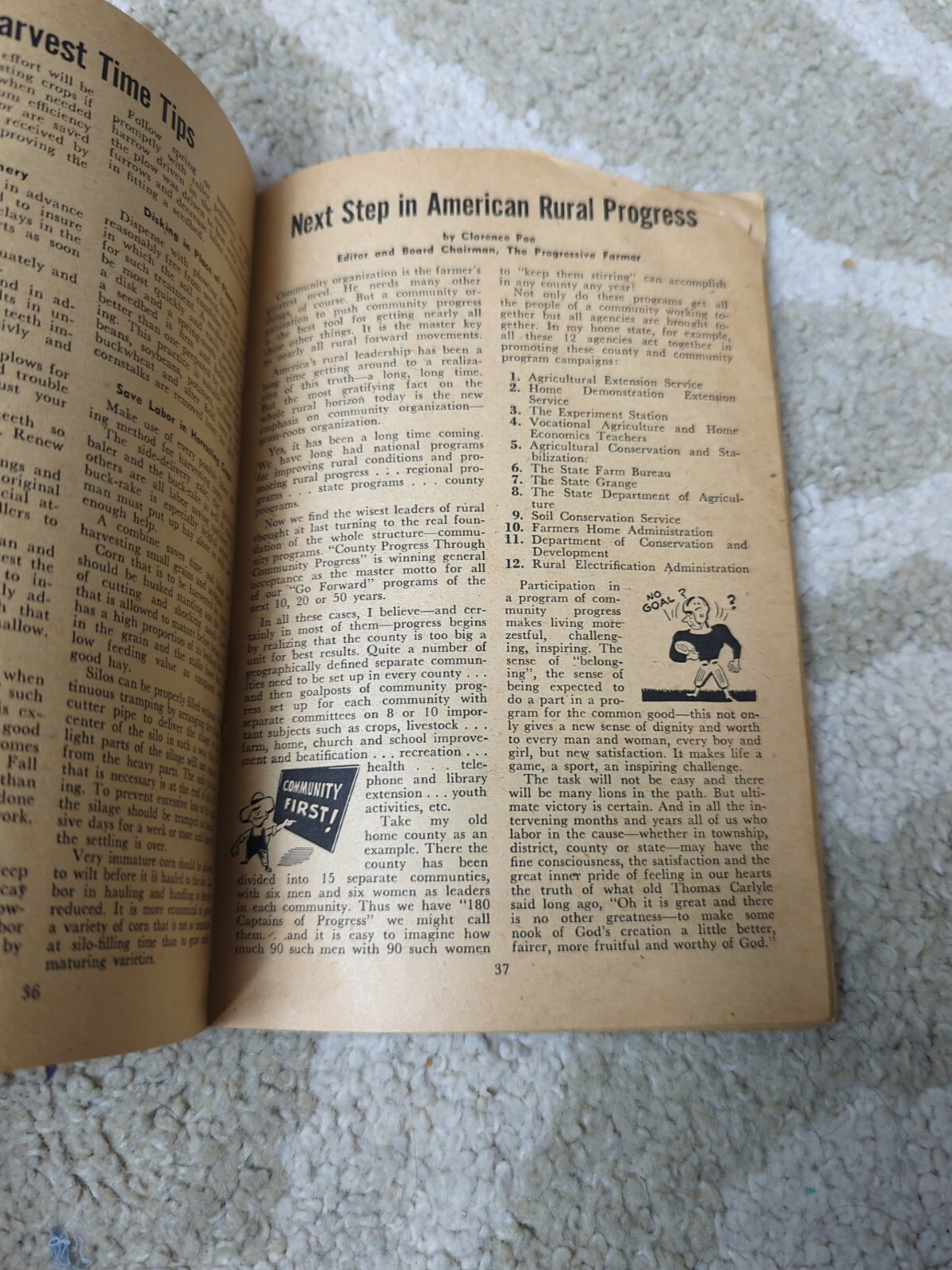 B F Goodrich Farmers Handbook And Almanac 1955 Tires Farmer Advertising Farming