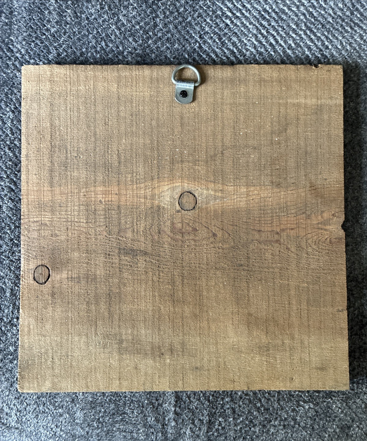 Vintage Wooden Box Ends With Sunkist Advertisement Repurposed For Displays