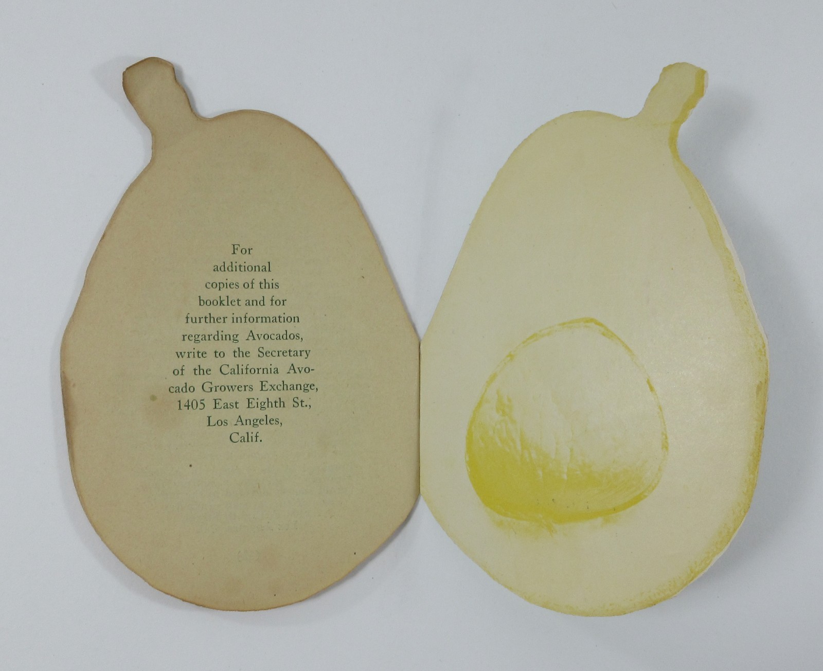 California Avocado Agriculture Calavo History Brochure Recipes Farming 1926
