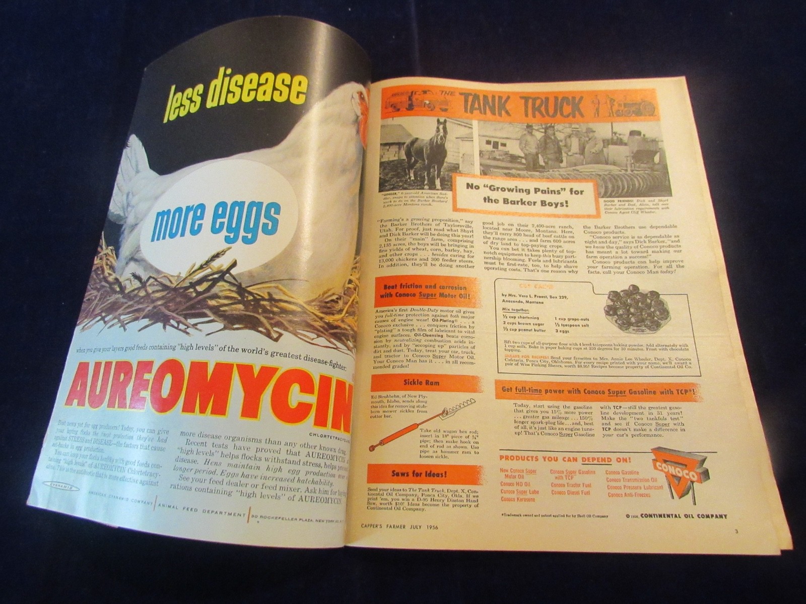 Vintage July 1956 Capper&rsquo;s Farmer Magazine Machinery & Equipment C584
