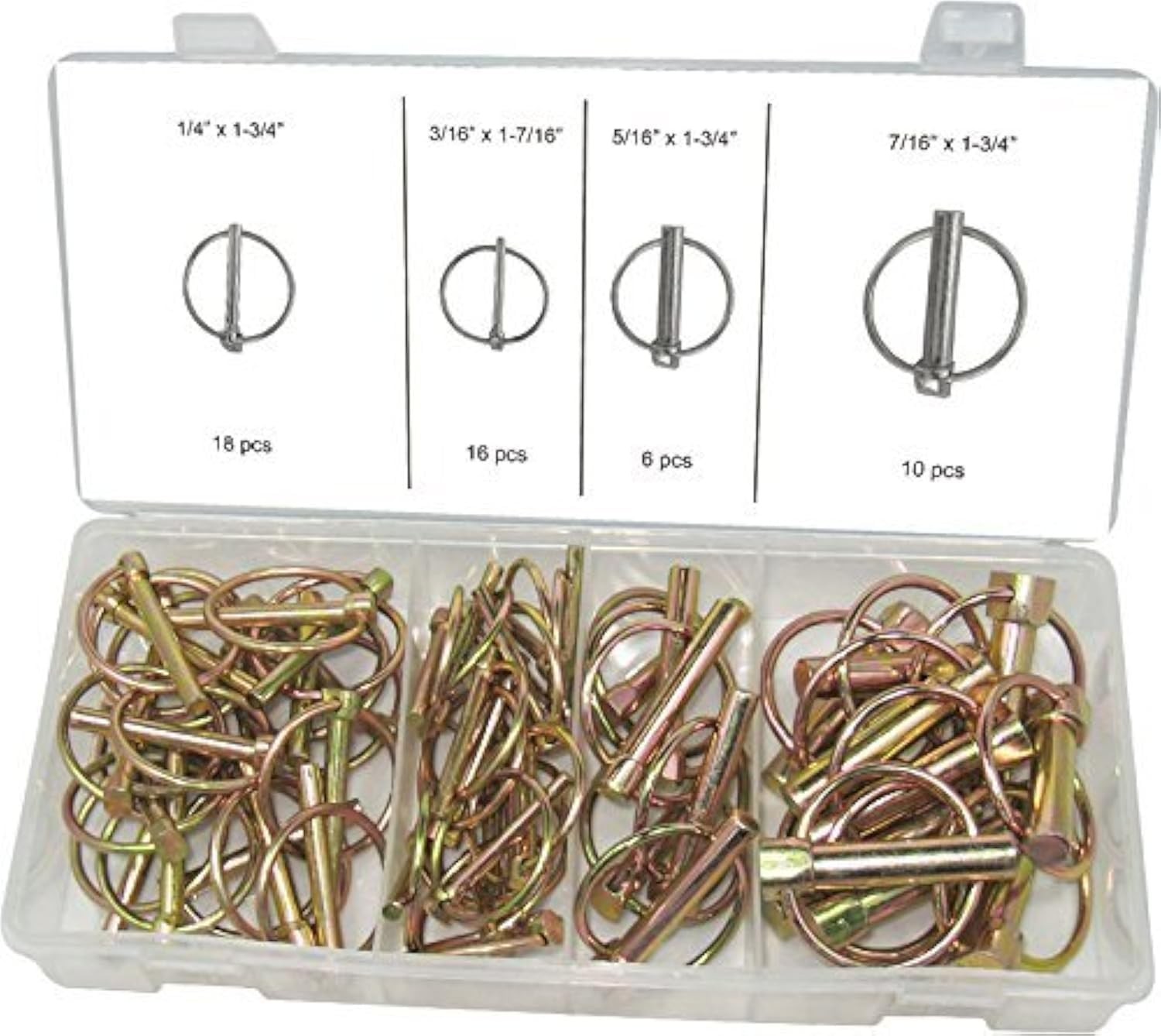 31170 50 Piece Lynch Pin Assortment