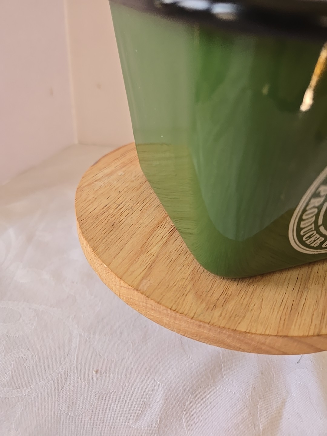 Certified Quality Producer of Sunshine Milk Green Enamel Metal Container Cow