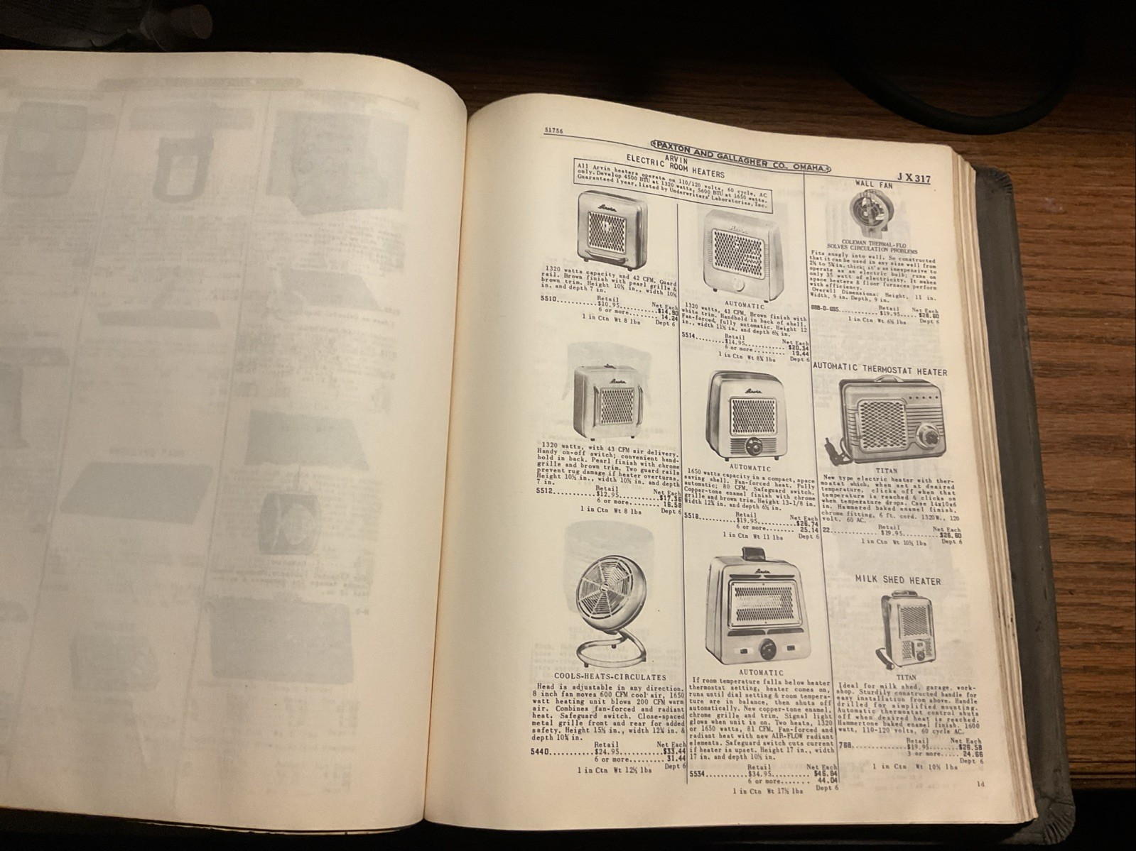 1954 Paxton And Gallagher Co. Farm & Automotive Catalogue Omaha Nebraska.