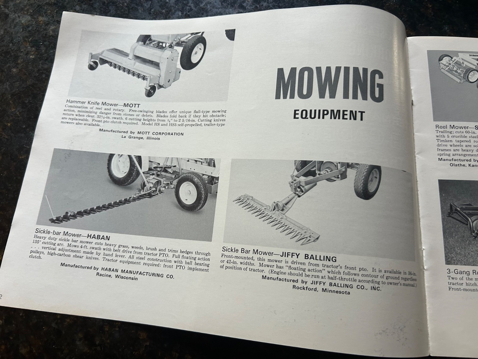 Vintage Cub Cadet Brochure Advertising Catalog & Attachment Guide International