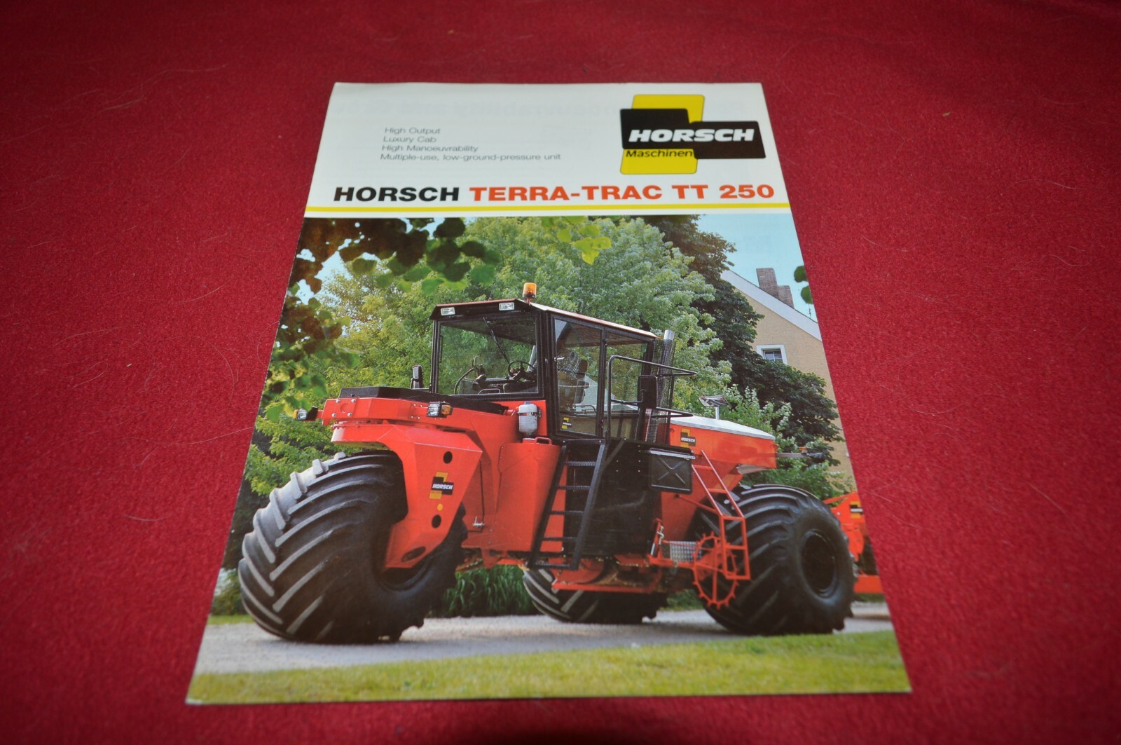 Horsch Terra Trac TT 250 Brochure FCCA