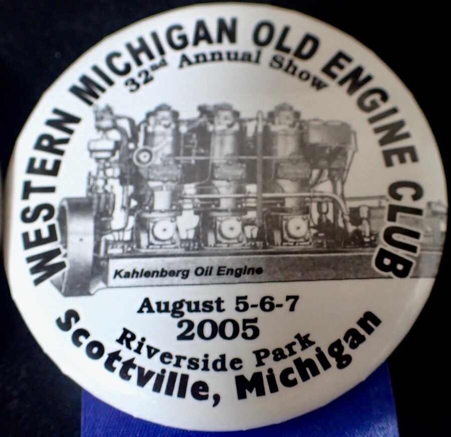 Vintage (19) ANTIQUE TRACTOR & GAS STEAM ENGINE SHOW Button Pins Ribbons Plaques